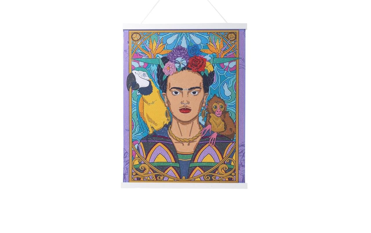 CRAFT Buddy Bastelset Frida Kahlo Crystal Art Scroll 40 x 50 cm CRAFT Buddy Bastelset Frida Kahlo Crystal Art Scroll 40 x 50 cm