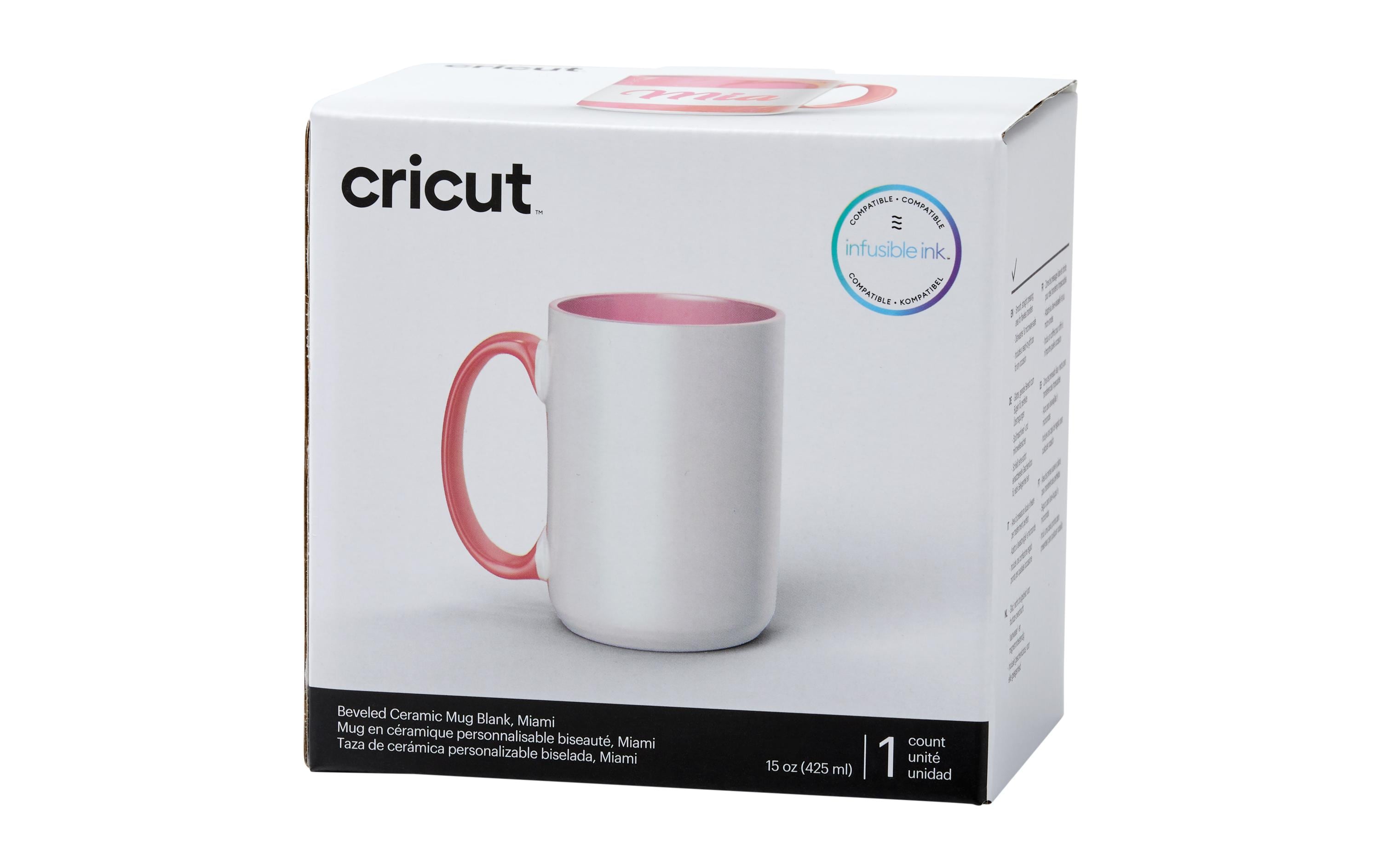 Cricut Tasse Infusible Ink Miami 425 ml, Weiss/Rot