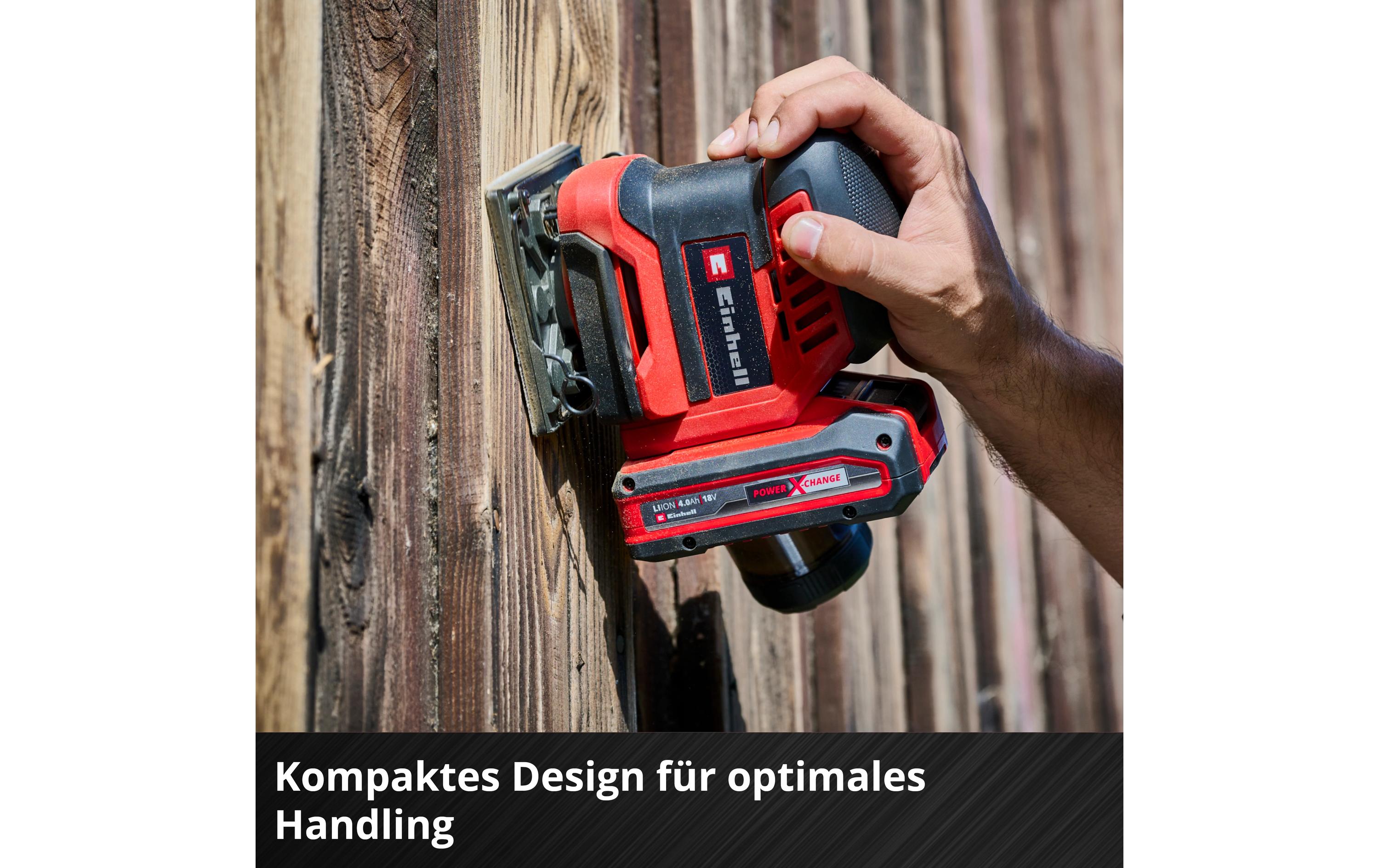 Einhell Akku-Schwingschleifer TE-OS 18/113 Li – Solo