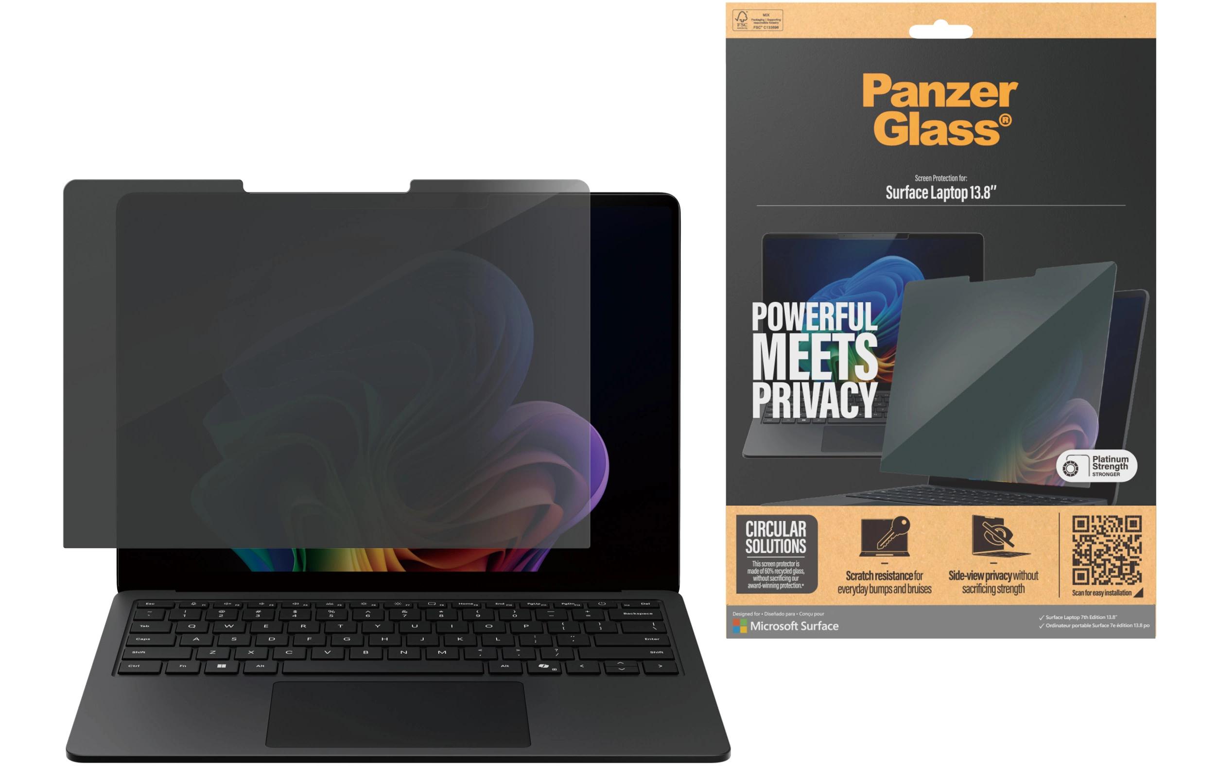 Panzerglass Ultra Wide Fit Privacy Surface Laptop 7. Edition 13.8