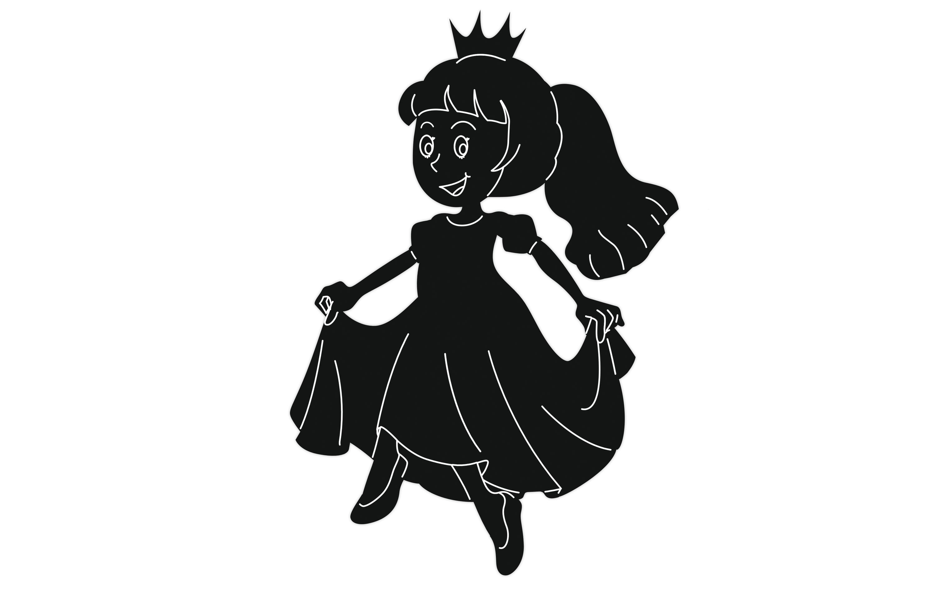 URSUS Bastelset Kratzbilder Girls 6-teilig