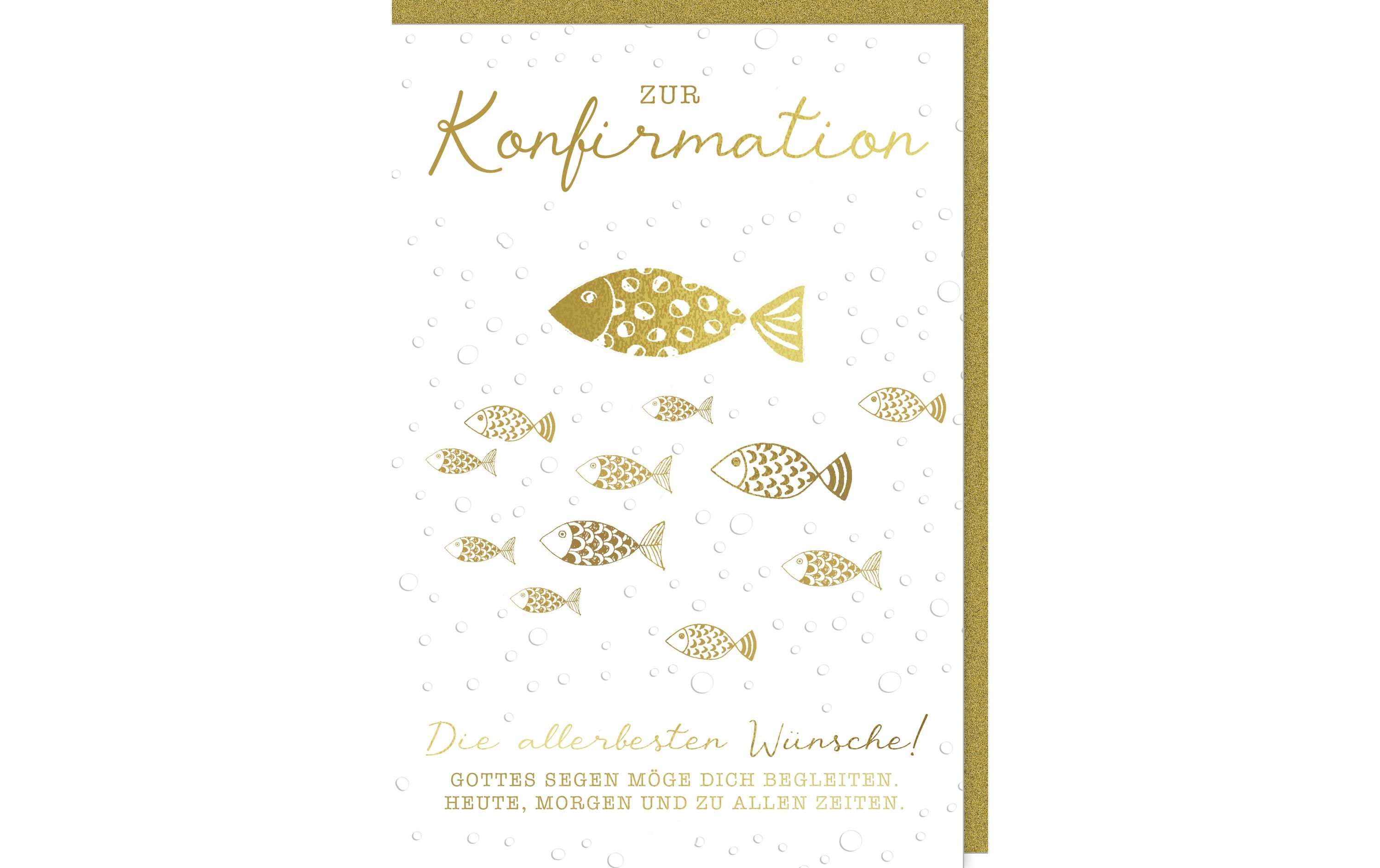 Braun + Company Glückwunschkarte Fische 11.5 x 17 cm