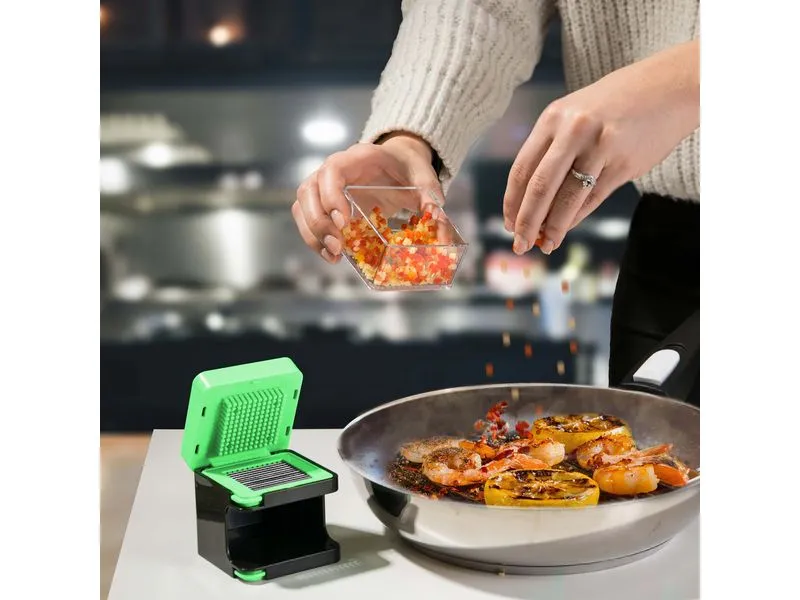Genius Gemüseschneider Nicer Dicer Spicy 4-teilig, Grün