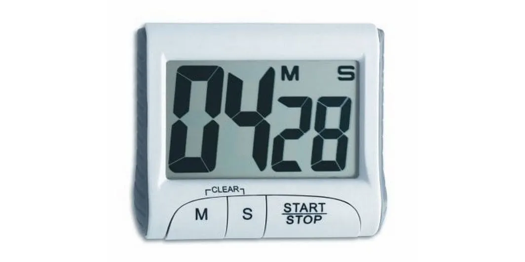 TFA Dostmann Timer und Stoppuhr weiss 8.2 x 7 cm TFA Dostmann Timer und Stoppuhr weiss 8.2 x 7 cm