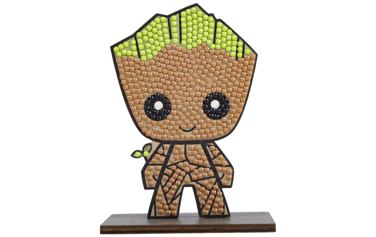 CRAFT Buddy Bastelset Crystal Art Buddies Marvel Groot Figur CRAFT Buddy Bastelset Crystal Art Buddies Marvel Groot Figur
