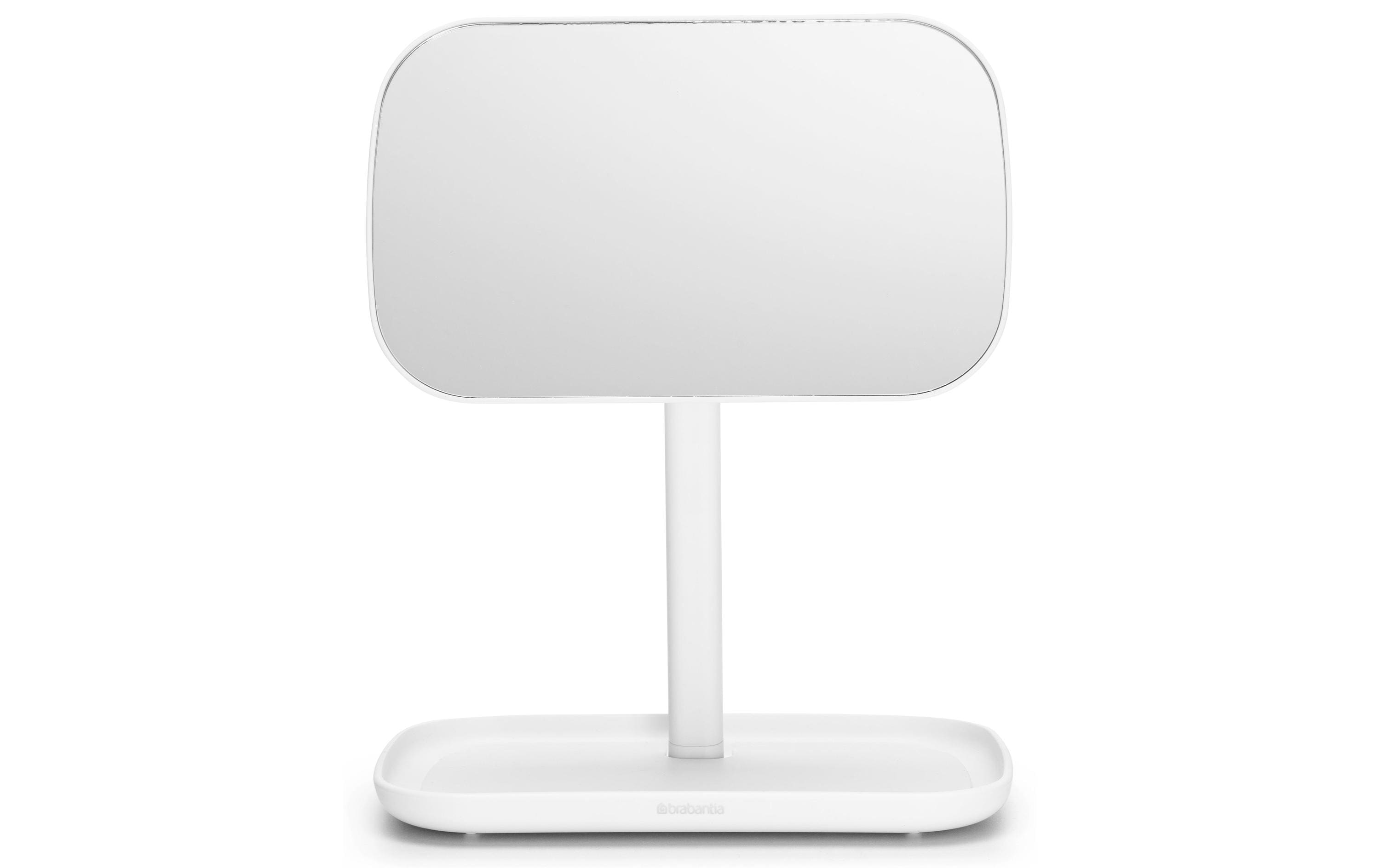 Brabantia Kosmetikspiegel ReNew mit Ablageschale, Weiss