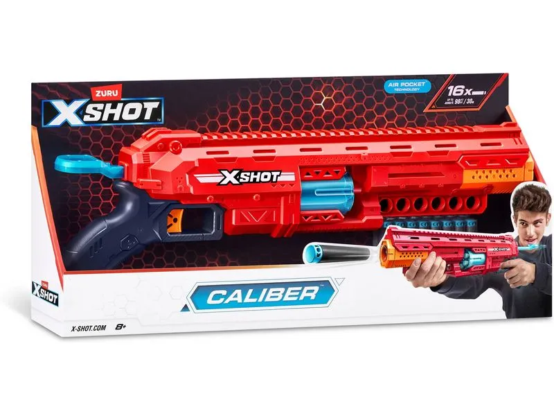 X-Shot Excel Caliber Blaster mit Darts Series 1