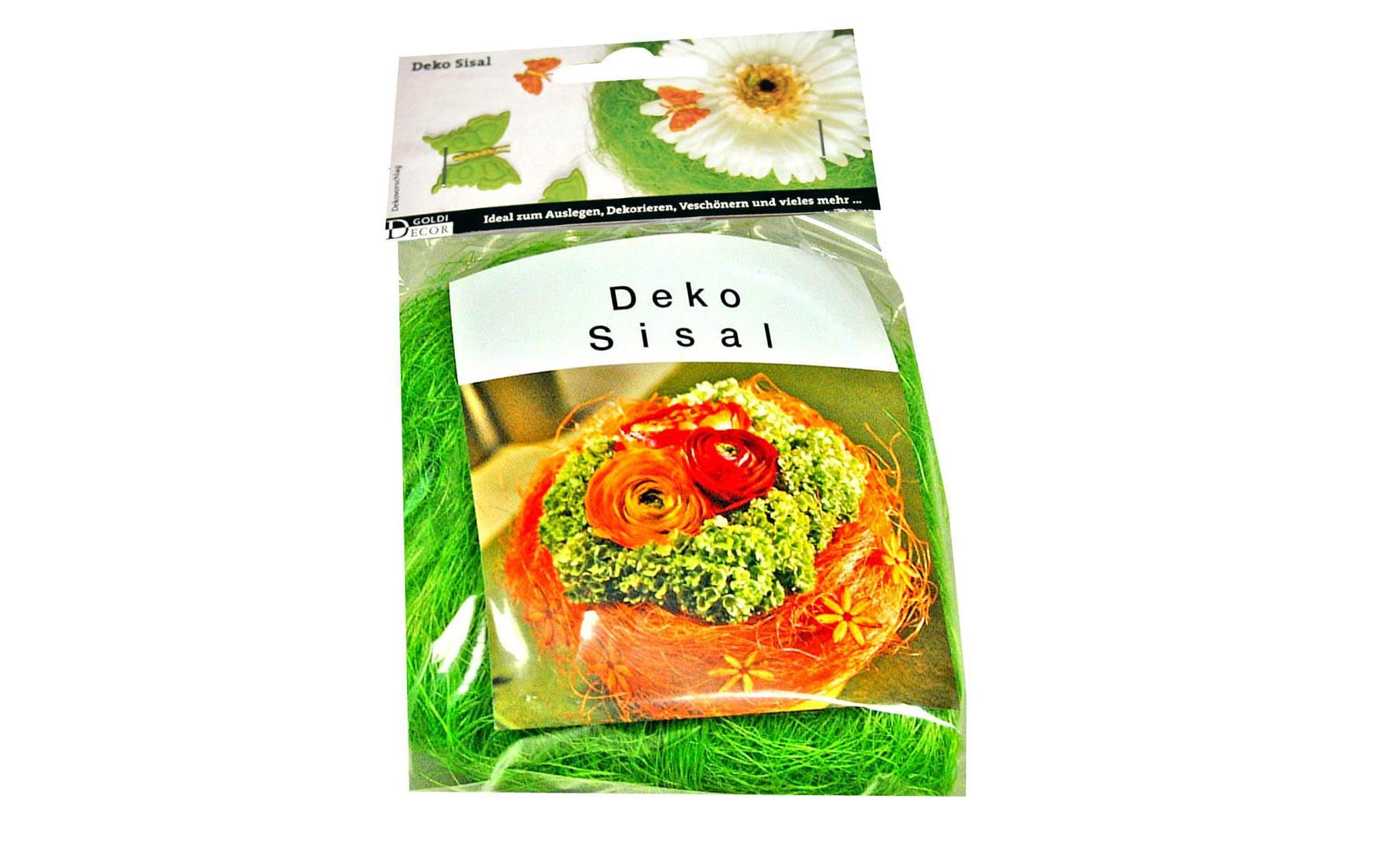 GOLDINA Sisal Beutel mit ca. 15 g, Grün GOLDINA Sisal Beutel mit ca. 15 g, Grün