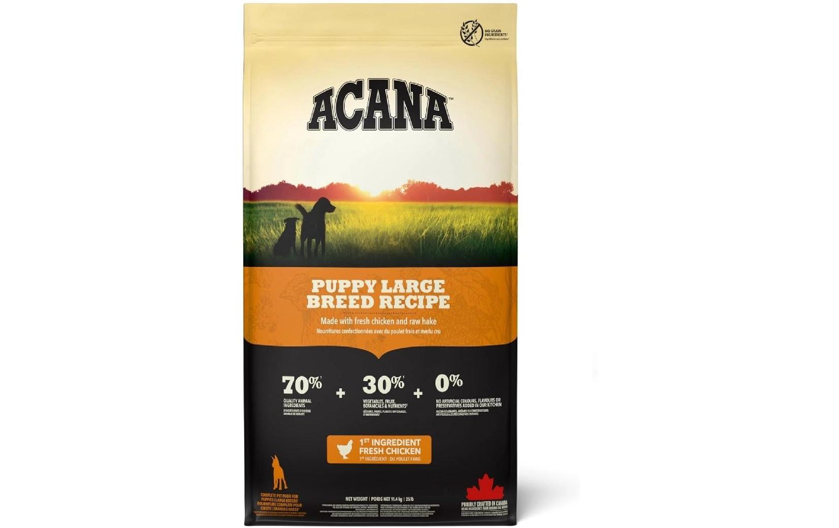 Acana Trockenfutter Puppy Large Breed Recipe 17 kg Acana Trockenfutter Puppy Large Breed Recipe 17 kg