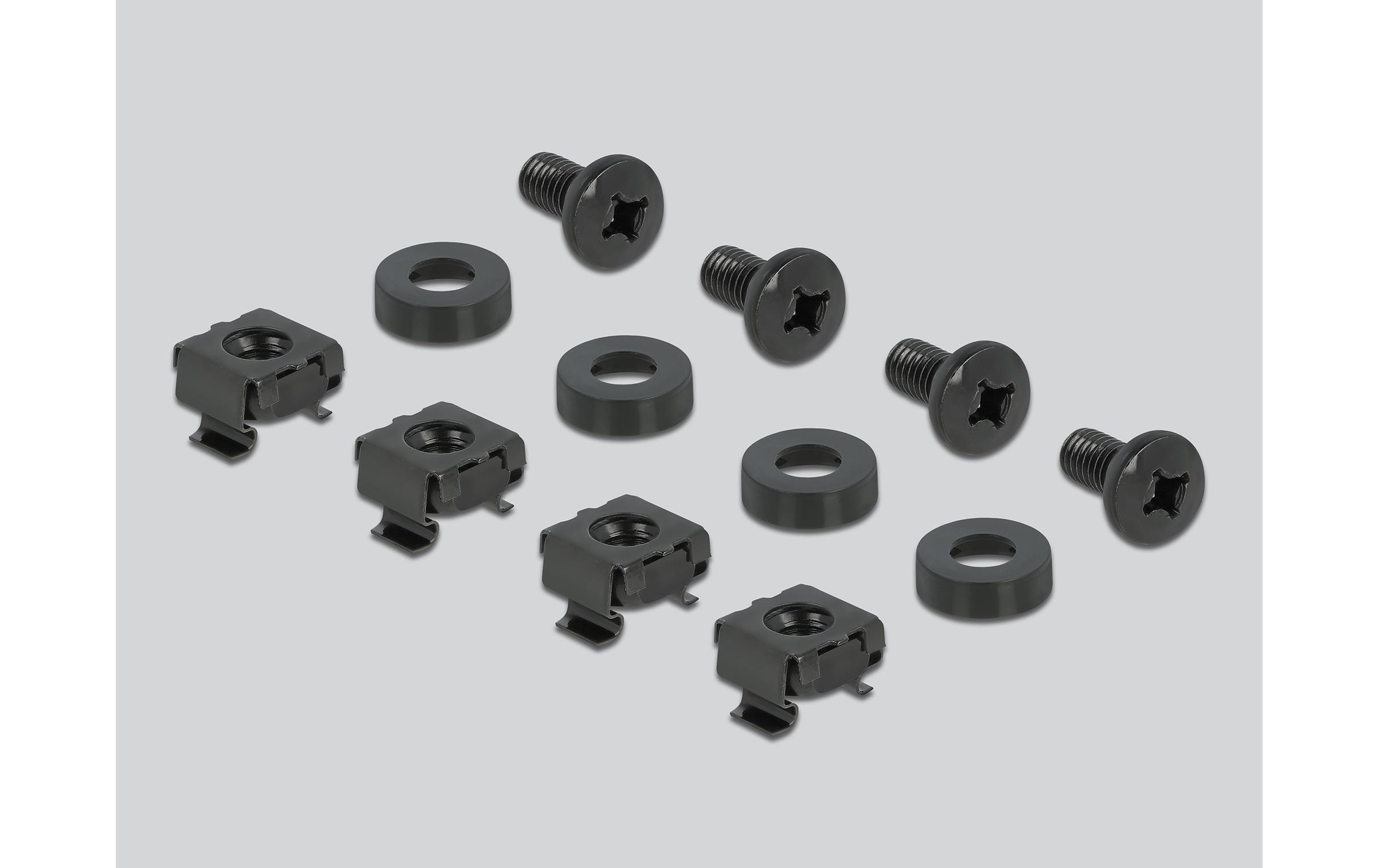 Delock Netzwerkschrank Panel 1HE mit Lüftungsschlitzen 10