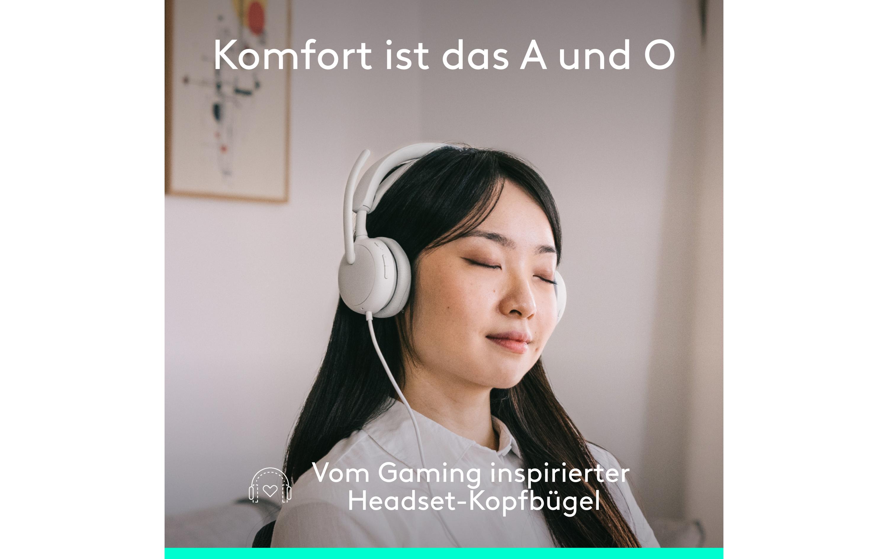 Logitech Headset Zone Wired 2 Weiss