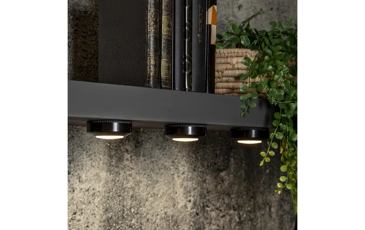 Star Trading Unterbauleuchte LED Nachtlicht, Ø 6.9 cm, Schwarz