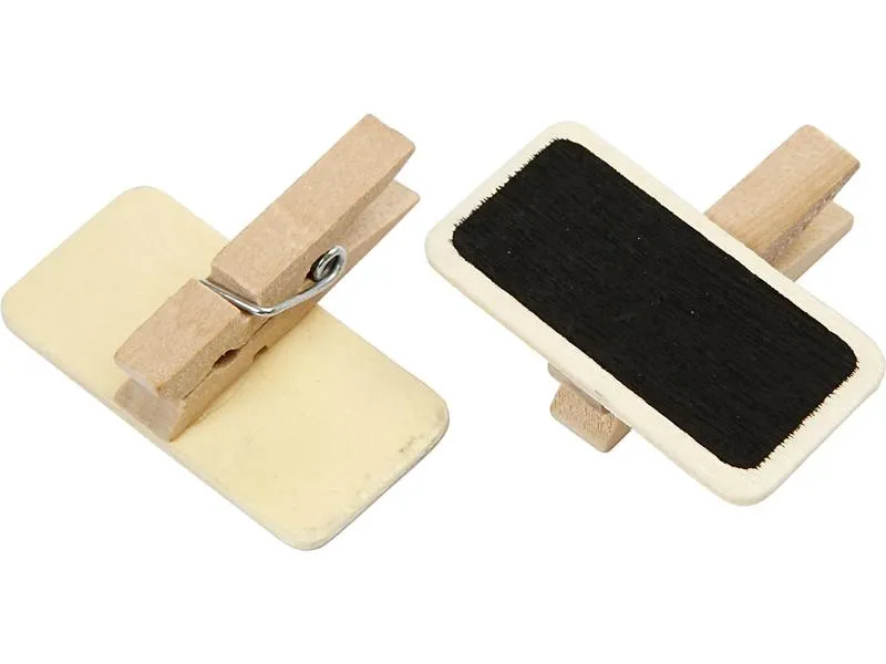 Creativ Company Minikreidetafel mit Klammern 4 x 2 cm, 100 Stück Creativ Company Minikreidetafel mit Klammern 4 x 2 cm, 100 Stück