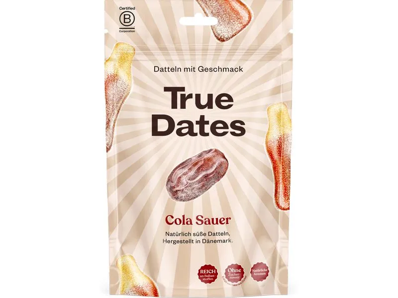 True Gum True Dates – Saure Cola 100g True Gum True Dates – Saure Cola 100g