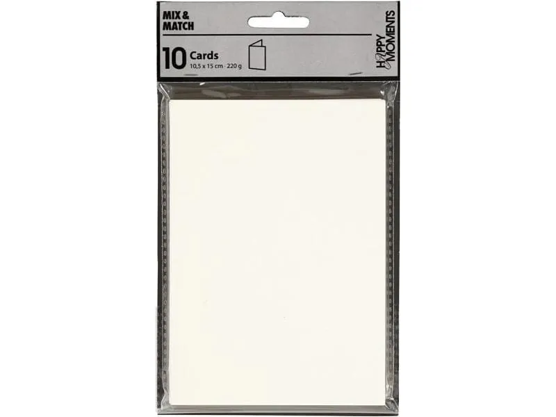 Creativ Company Blankokarte 10.5 x 15 cm ohne Couvert, Crème Creativ Company Blankokarte 10.5 x 15 cm ohne Couvert, Crème