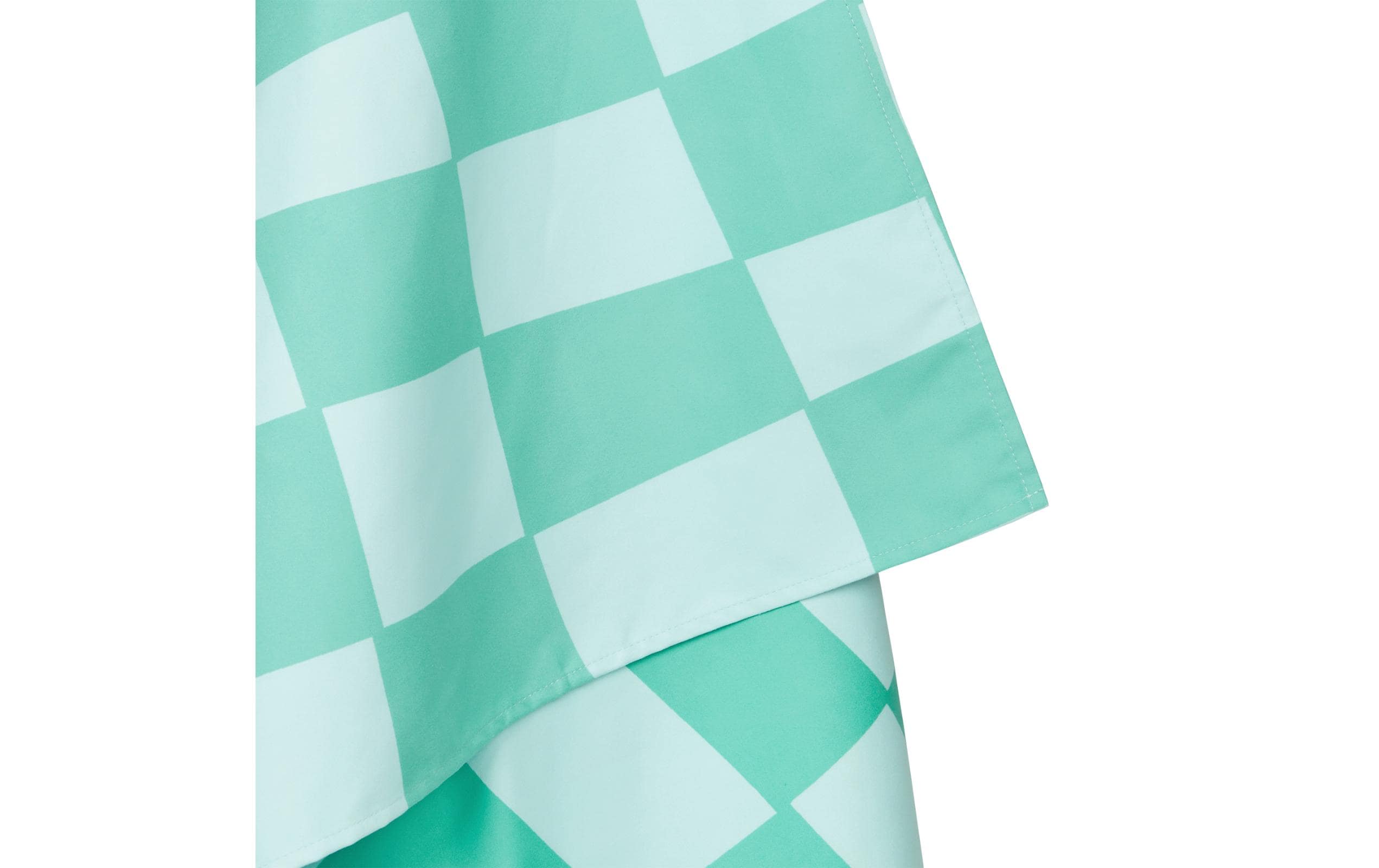 Dock & Bay Strandtuch Check Mate 200 cm x 90 cm, Türkis