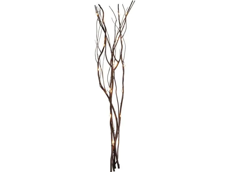 Star Trading Zweig Willow Dewdrop, 24 LEDs, 60 cm, Braun Star Trading Zweig Willow Dewdrop, 24 LEDs, 60 cm, Braun