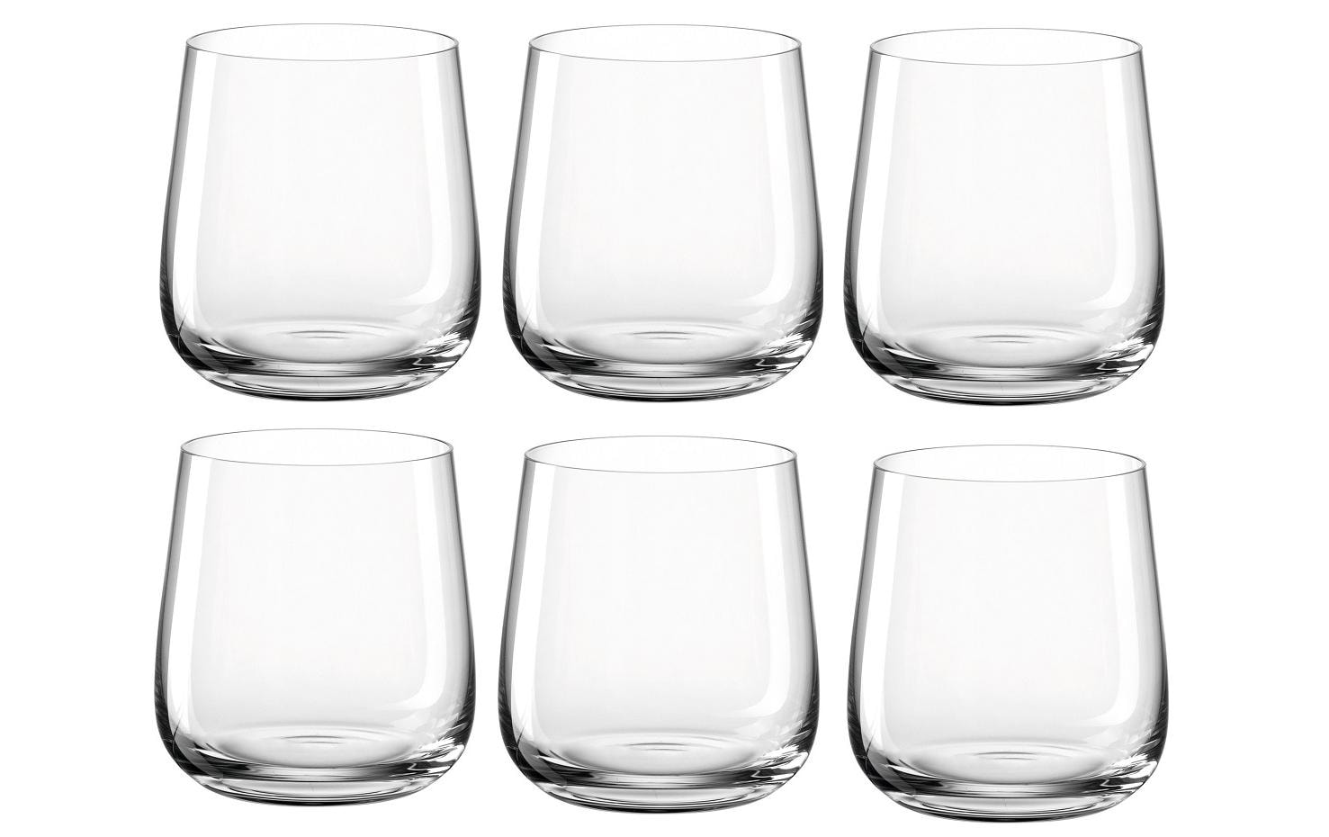 Leonardo Whiskyglas Brunelli 400 ml, 6 Stück, Transparent 
