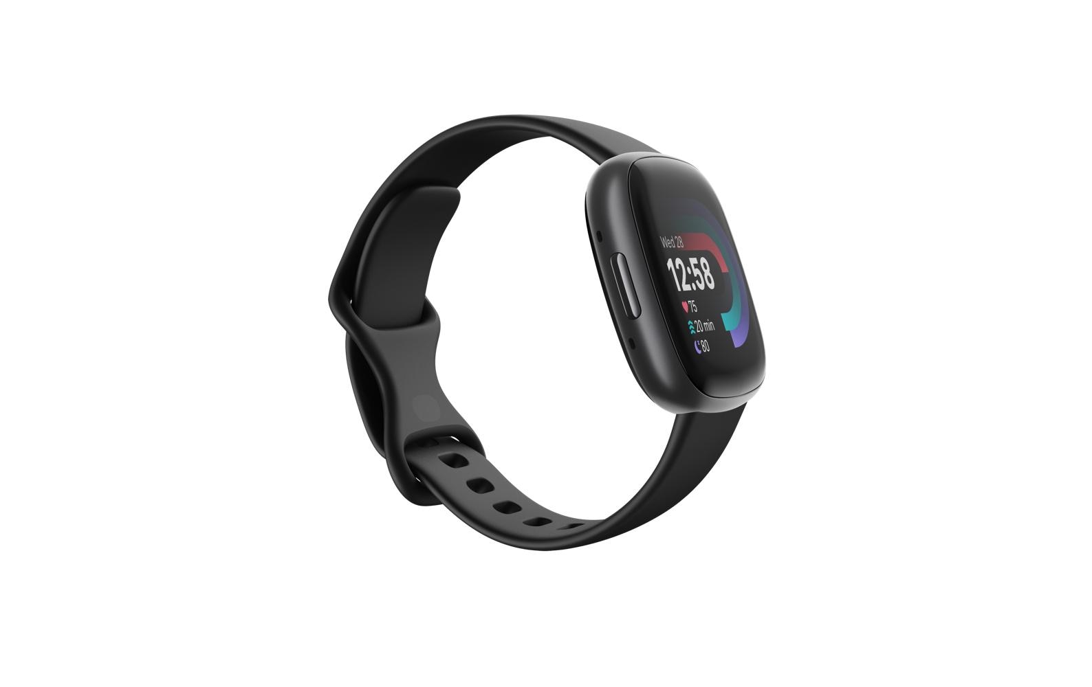 Fitbit GPS-Sportuhr Versa 4 Smartwatch Schwarz/Schwarz Fitbit GPS-Sportuhr Versa 4 Smartwatch Schwarz/Schwarz