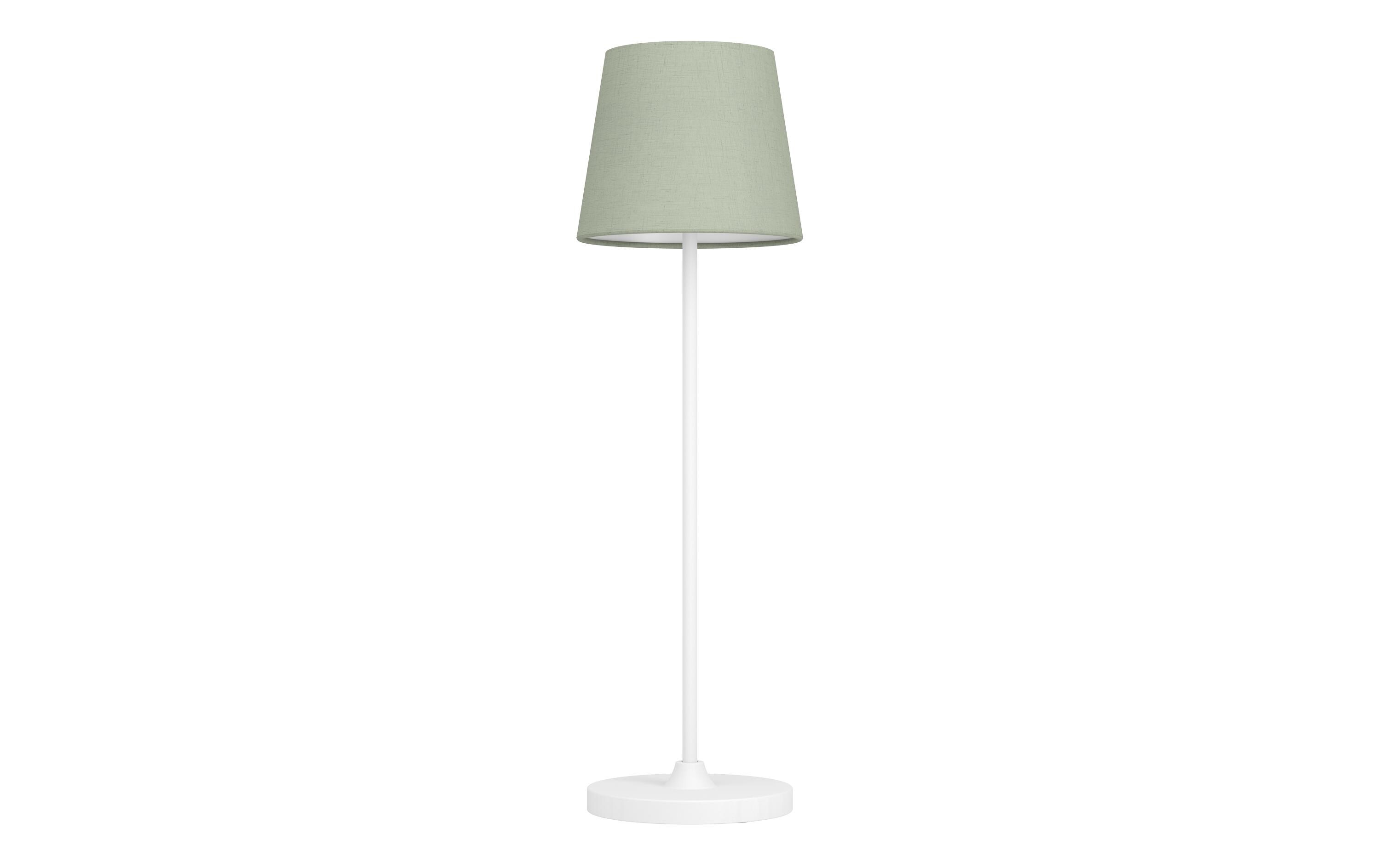 EGLO Leuchten Tischleuchte Leonero Akku H:340 LED-CCT Touch Grün/Weiss