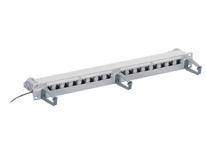 R&M Patchpanel 16 Port Kat. 6 1HE 19 leer, geschirmt R&M Patchpanel 16 Port Kat. 6 1HE 19 leer, geschirmt