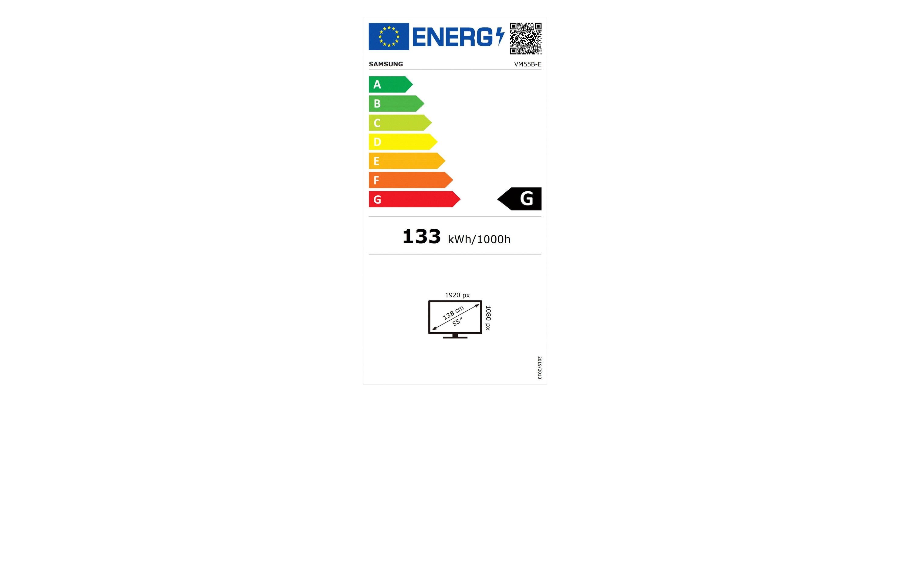 Samsung Videowall Display VH55C-R 55 700 cd/m²
