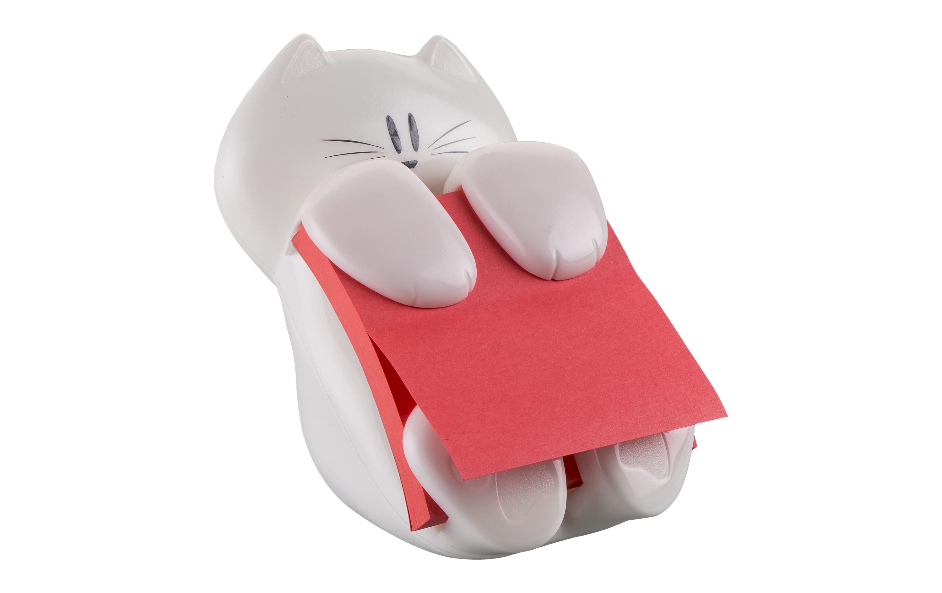 Post-it Notizzettel-Dispenser Katze Weiss Post-it Notizzettel-Dispenser Katze Weiss