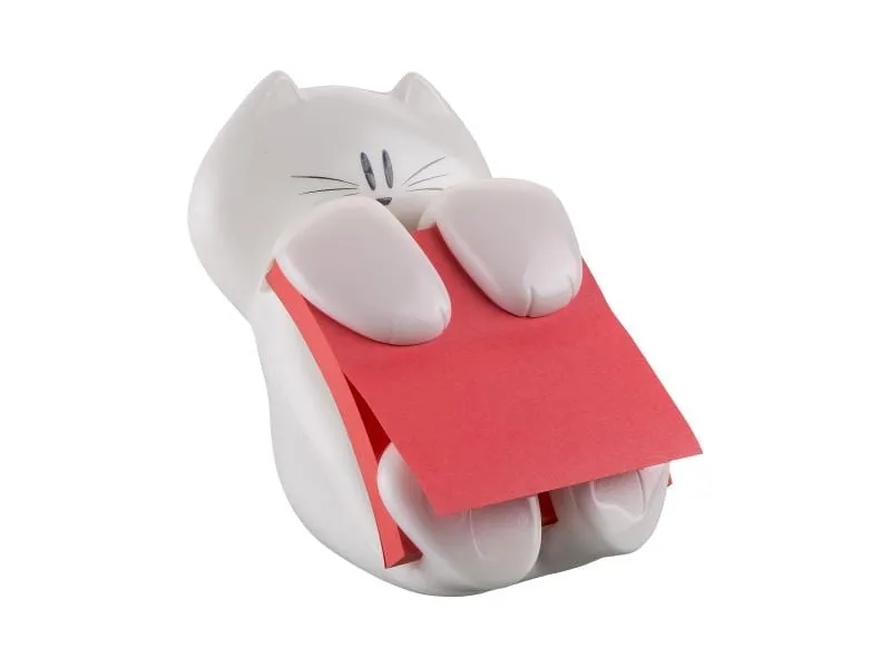 Post-it Notizzettel-Dispenser Katze Weiss Post-it Notizzettel-Dispenser Katze Weiss