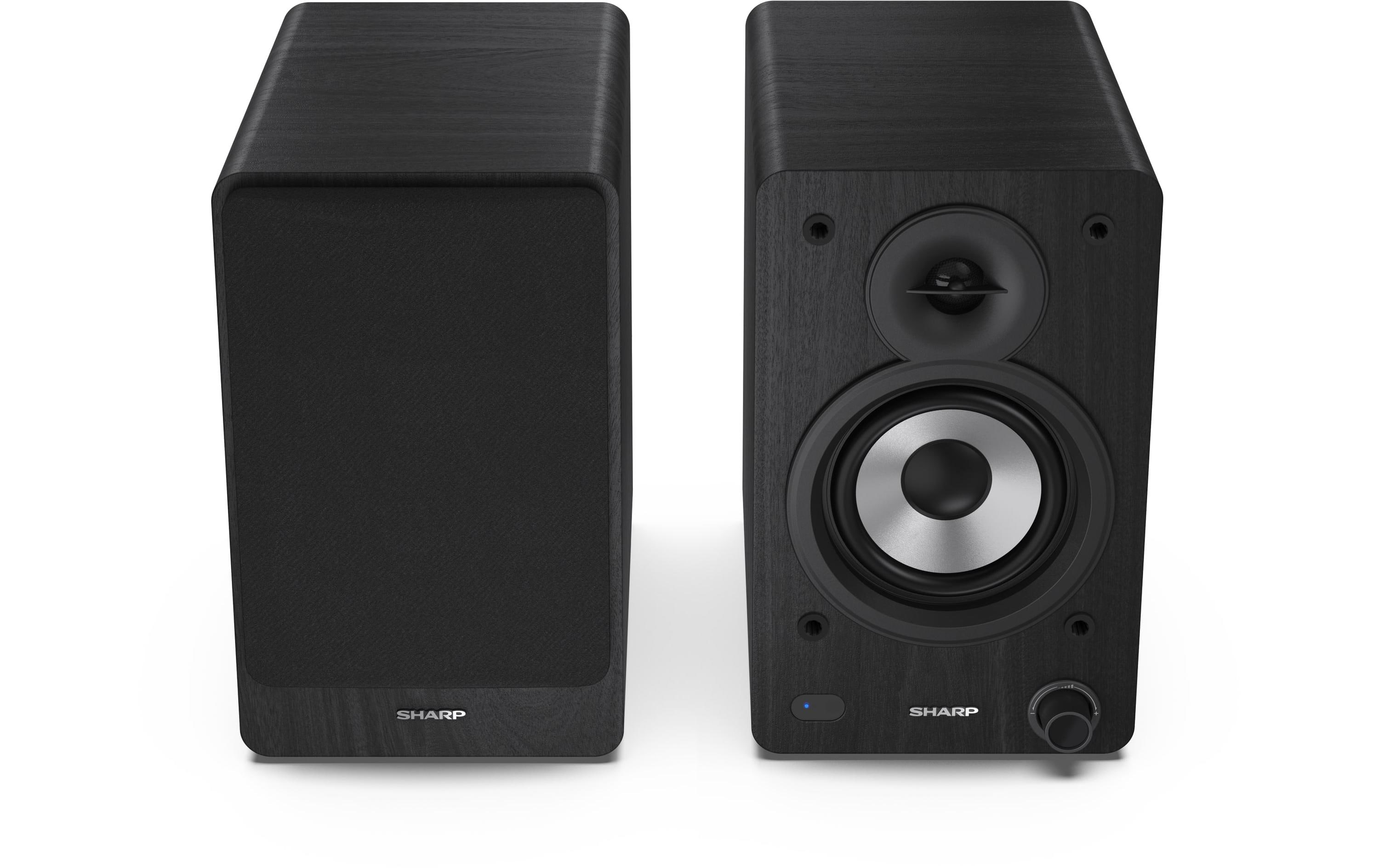 Sharp Regallautsprecher Paar CP-SS30 – Schwarz