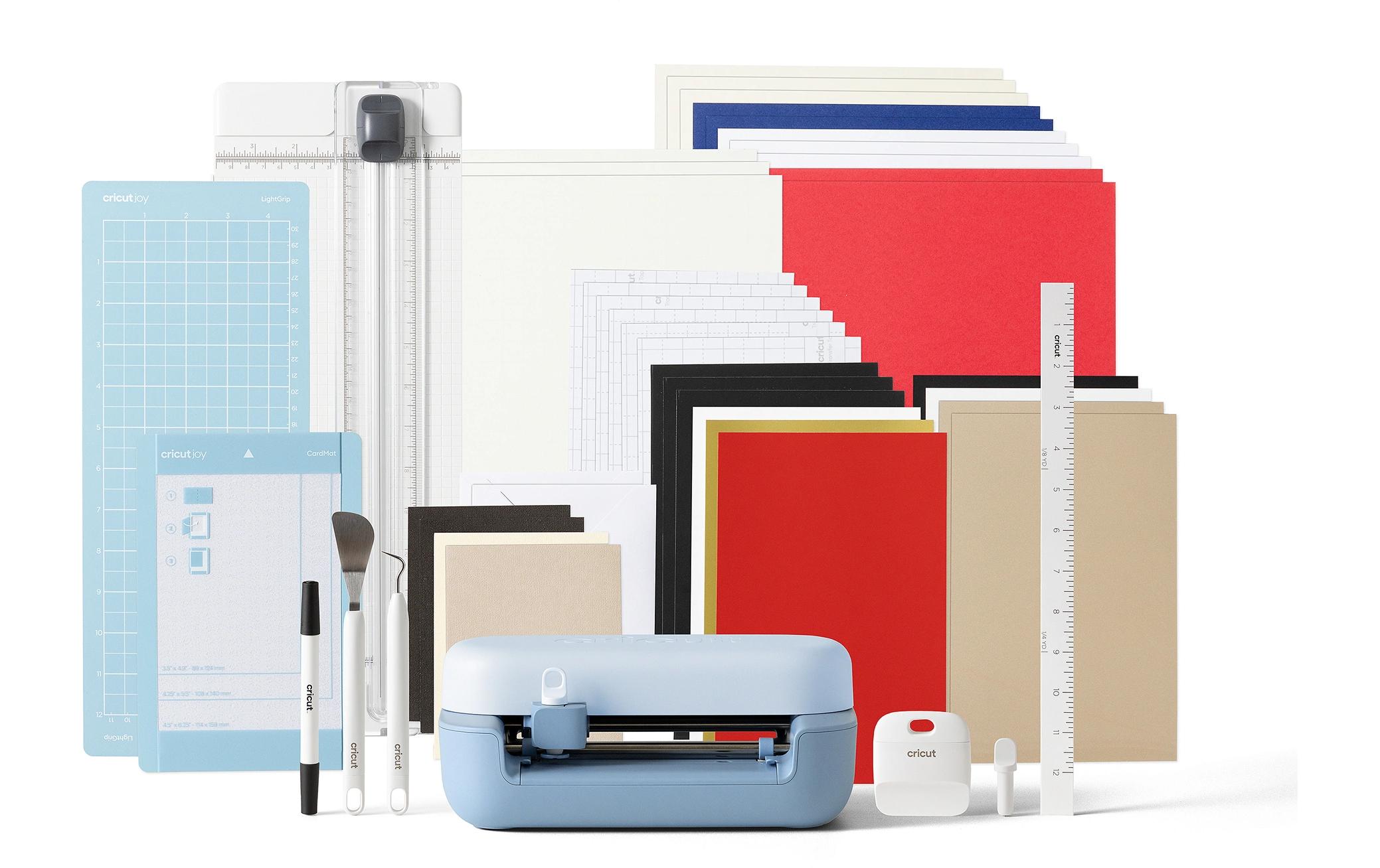 Cricut Schneideplotter Cricut Joy + Essential-Bundle, Blau