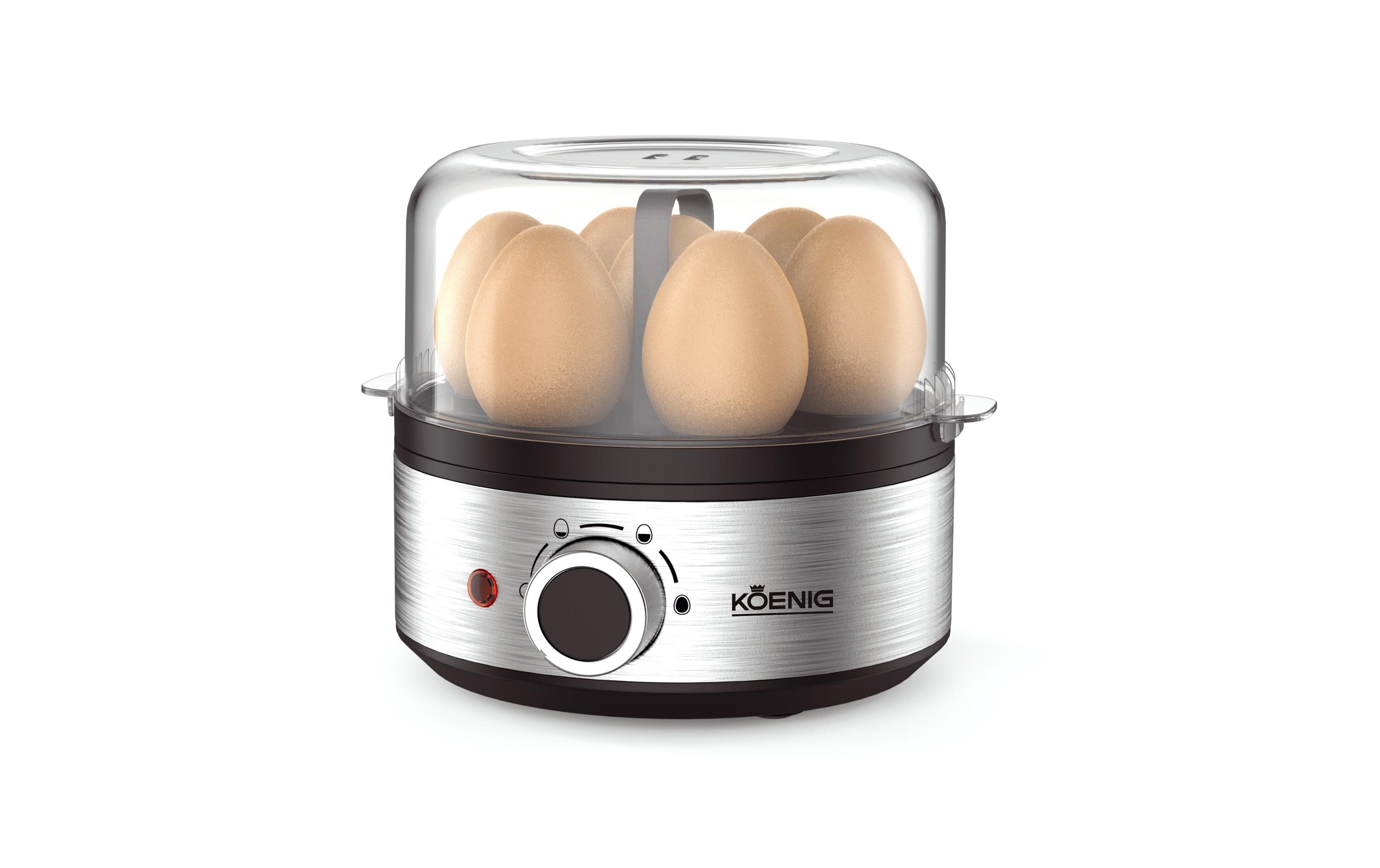 Koenig Eierkocher Steel Line Chrom/Schwarz