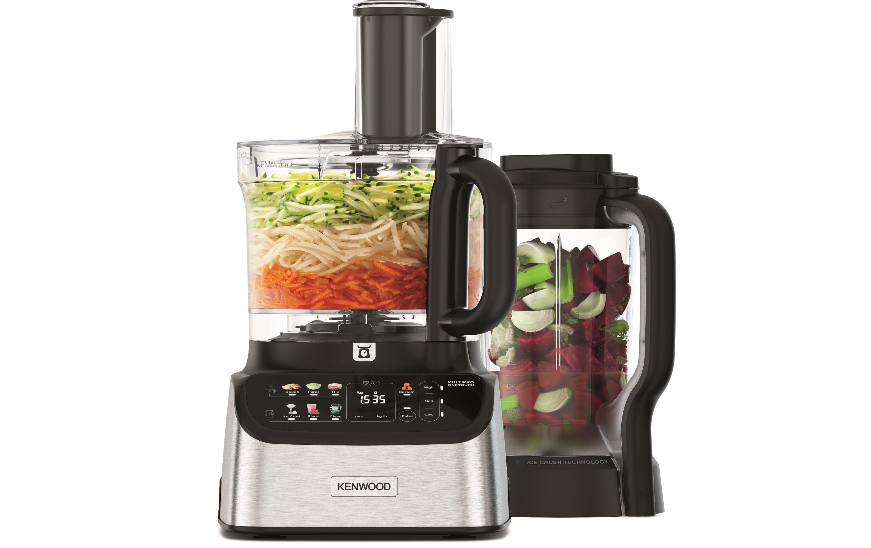 Kenwood Food Processor FDM73.480SS MultiPro One Touch Silber/Schwarz Kenwood Food Processor FDM73.480SS MultiPro One Touch Silber/Schwarz