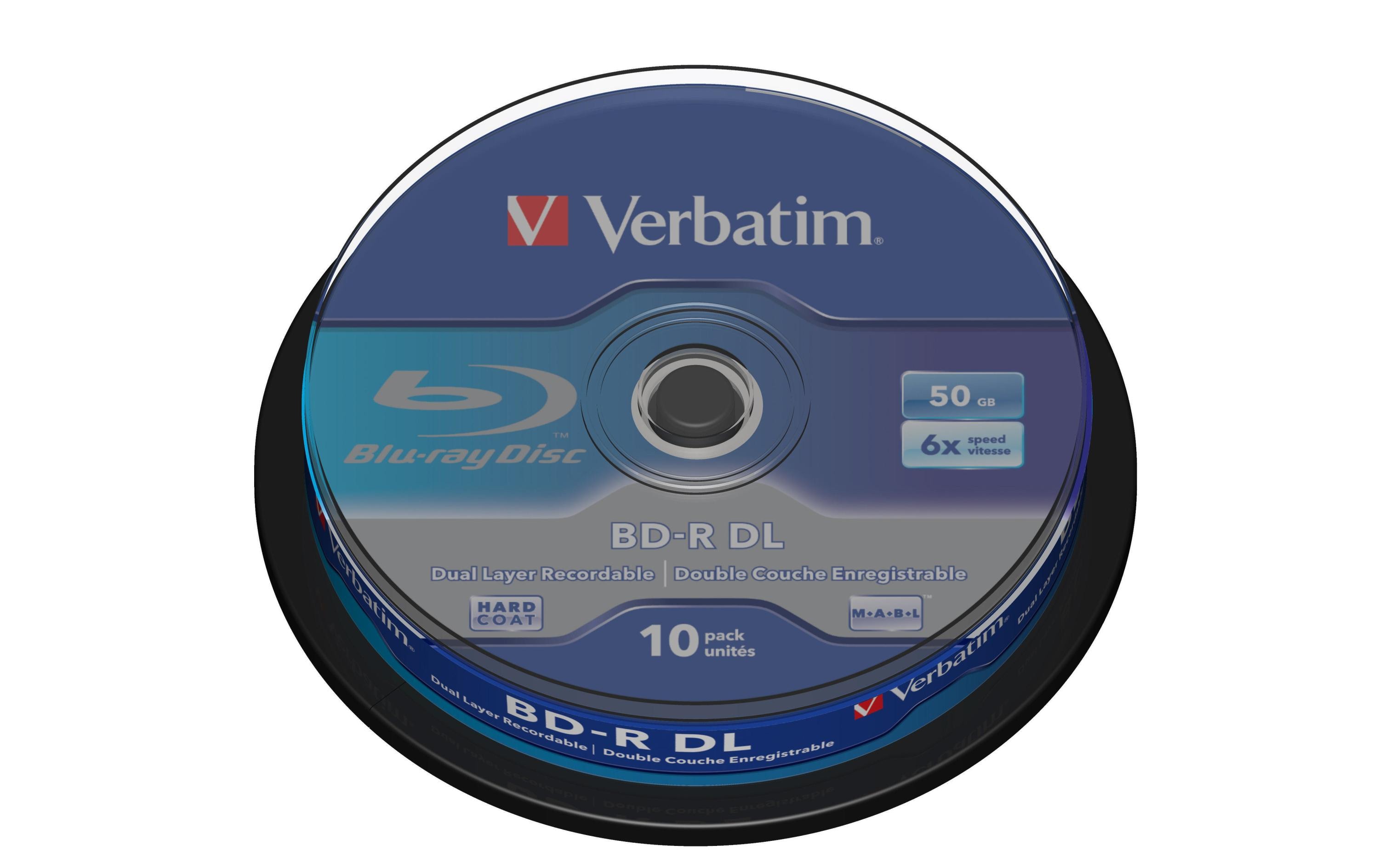 Verbatim BD-R 50 GB, Spindel (10 Stück) Verbatim BD-R 50 GB, Spindel (10 Stück)