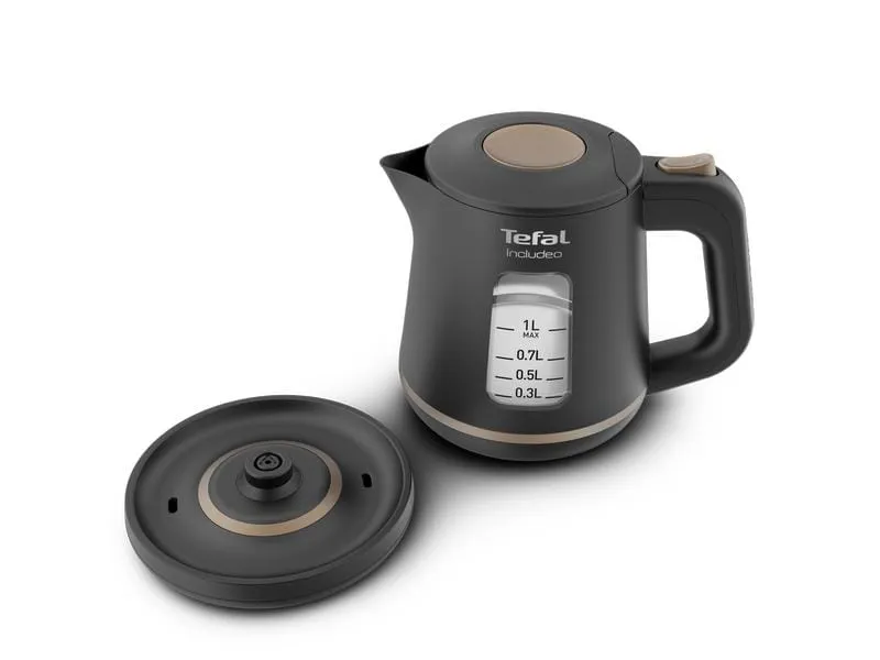 Tefal Wasserkocher Includeo KI5338 1 l, Schwarz Tefal Wasserkocher Includeo KI5338 1 l, Schwarz