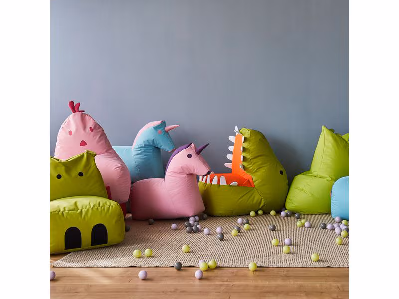 Lumaland Sitzsack Dino 270 L, Grün