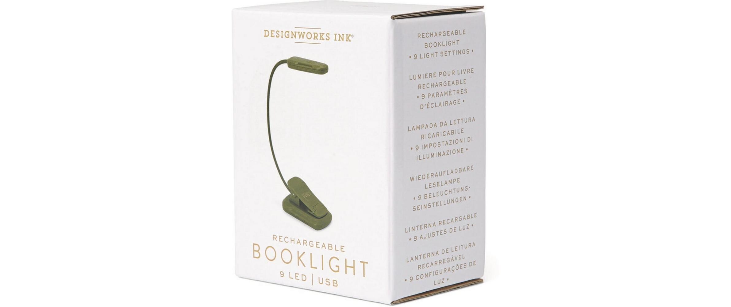 Kikkerland Leselicht Army Green