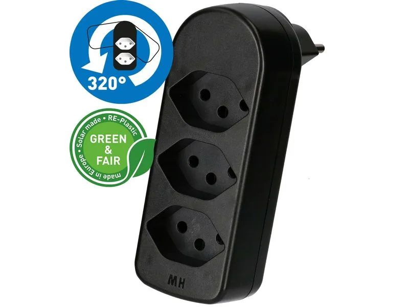 Max Hauri Abzweigstecker ADAPT 3 Typ 13