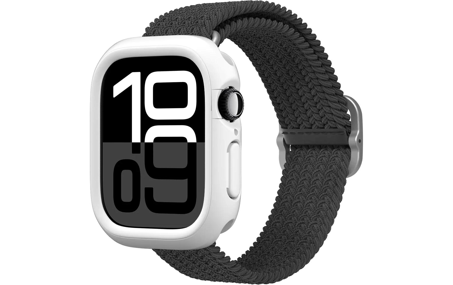 Rhinoshield Displayschutz Bumper Case Apple Watch 10 46 mm White