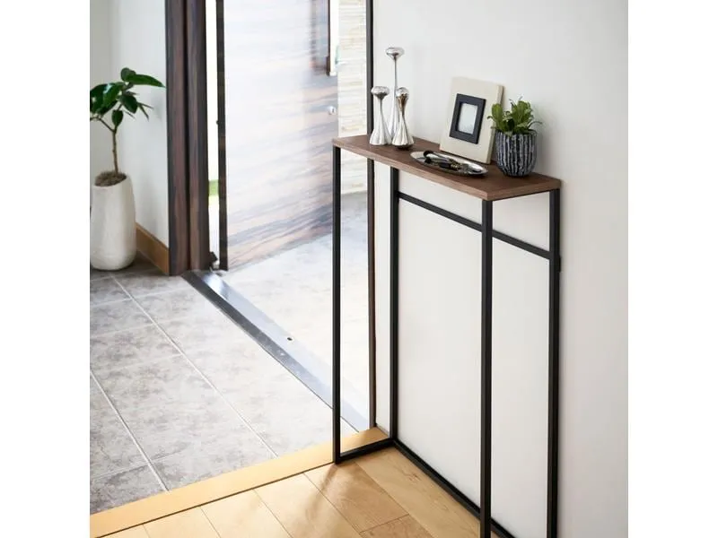 Yamazaki Konsolentisch Tower 80.5 x 60 cm, Braun/Schwarz Yamazaki Konsolentisch Tower 80.5 x 60 cm, Braun/Schwarz