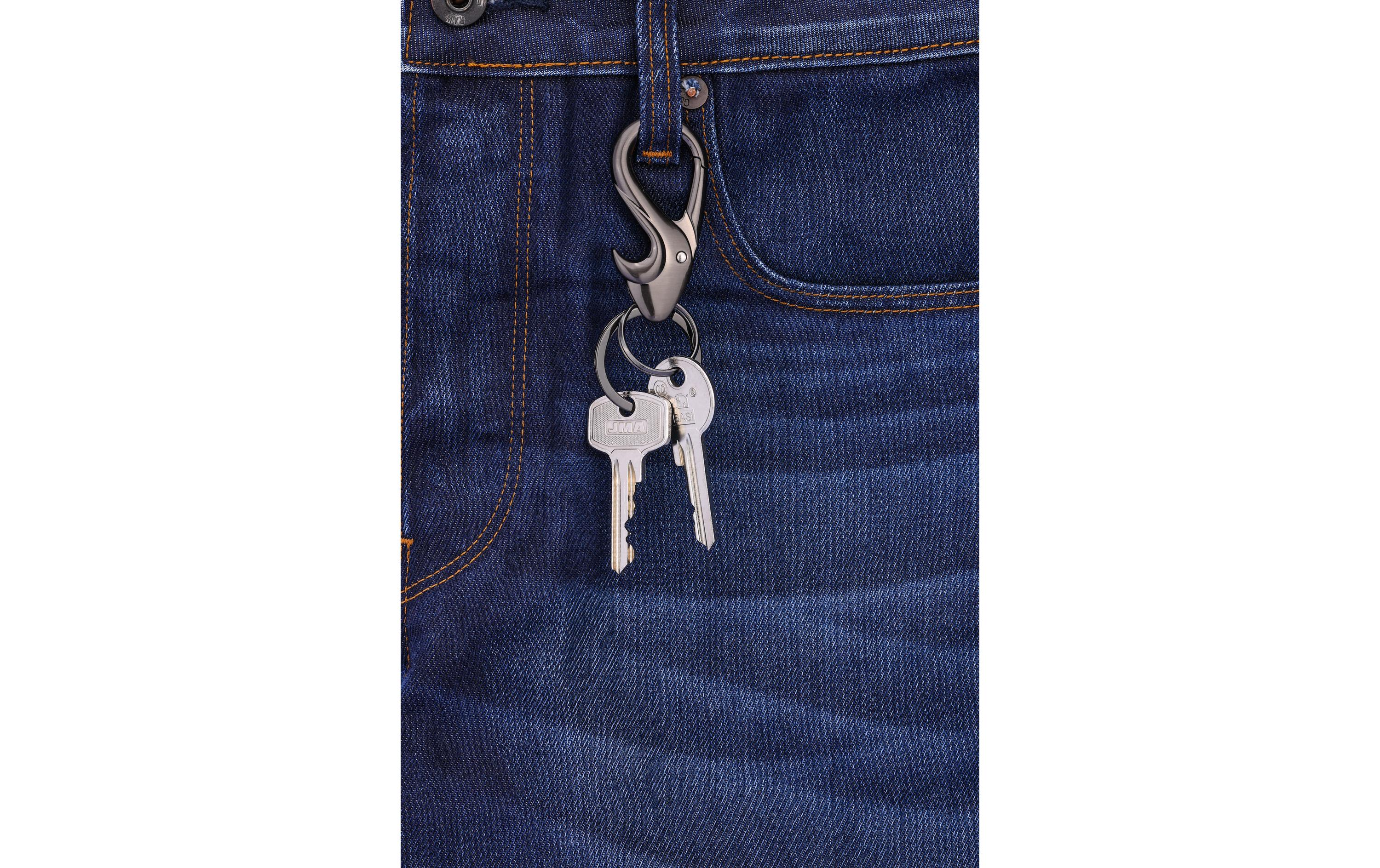 Troika Schlüsselanhänger Drop mit zwei Spaltringen