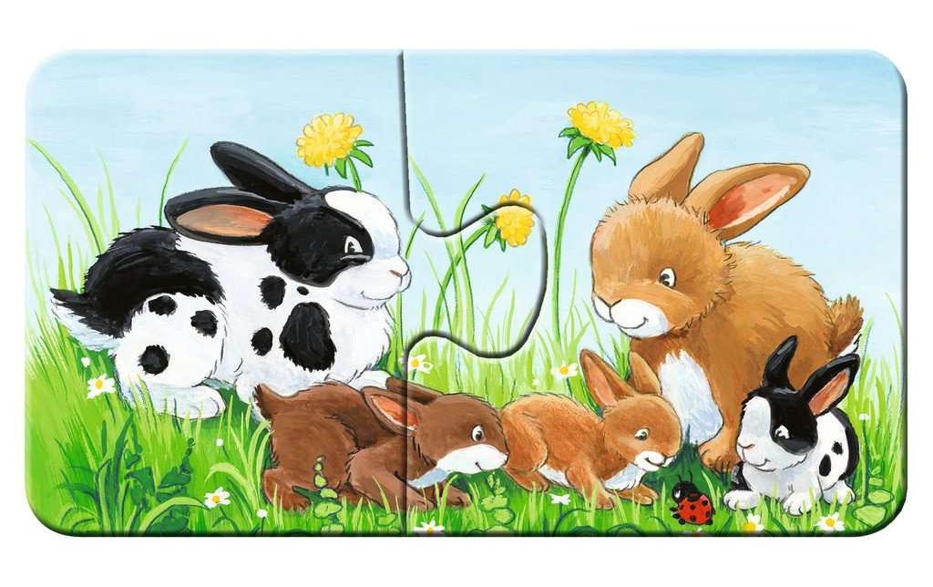 Ravensburger Kleinkinder Puzzle my first puzzles Tierfamilien Bauernhof