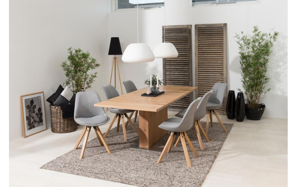 AC Design Stuhl Dima 2 Stück, Hellgrau