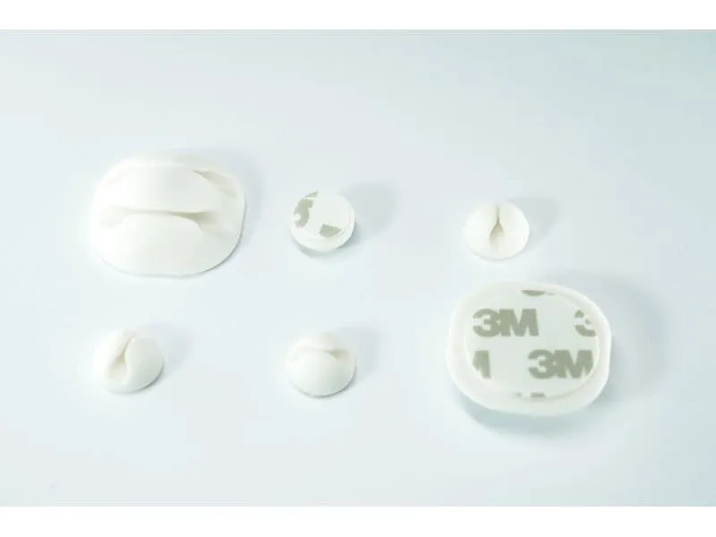 Schönenberger Kabelhalterungen 2 x Ø 35 mm, 4 x Ø 15 mm, Weiss