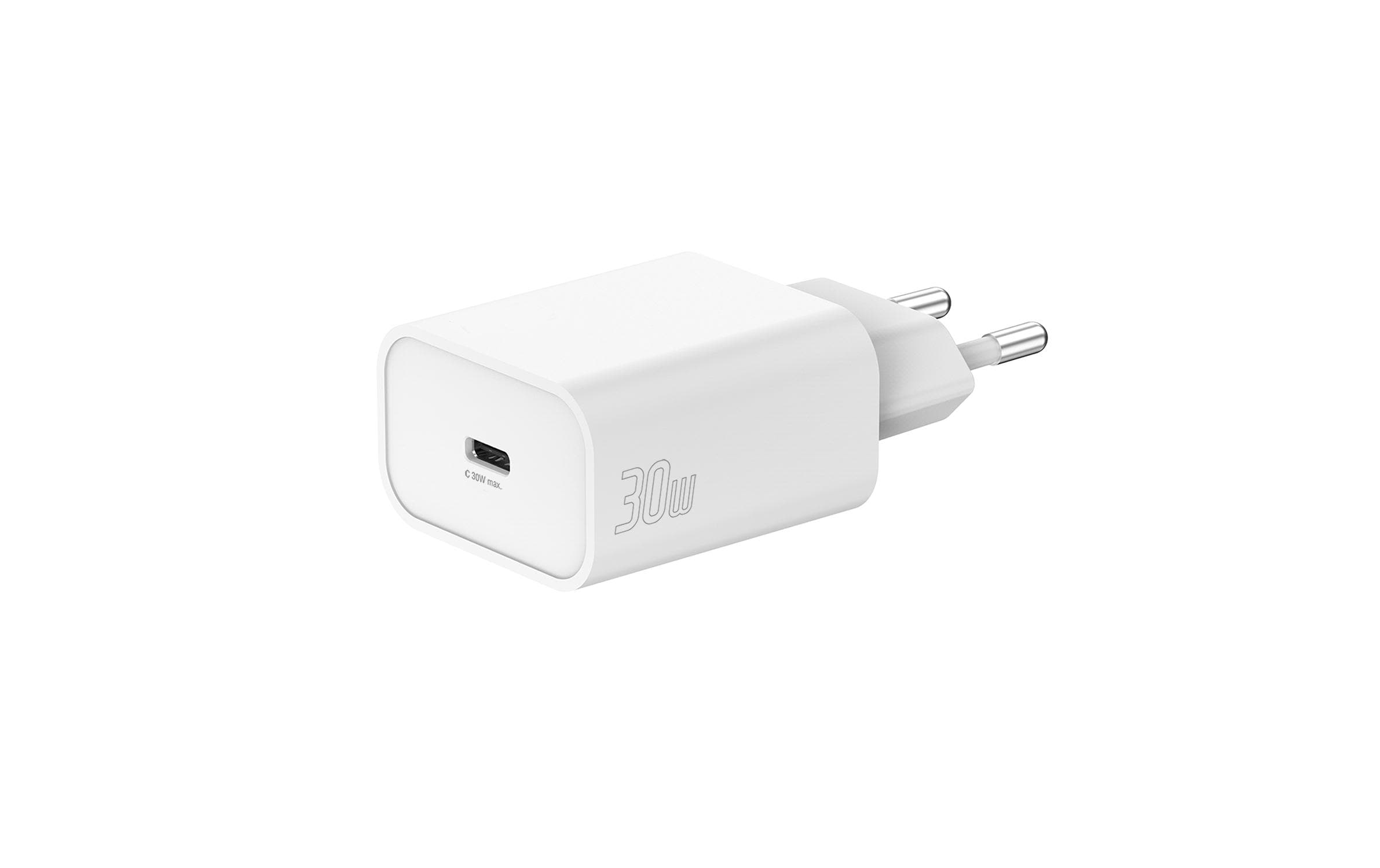 4smarts USB-Wandladegerät VoltPlug PD 30W 1C USB-C Kabel 1.5m weiss