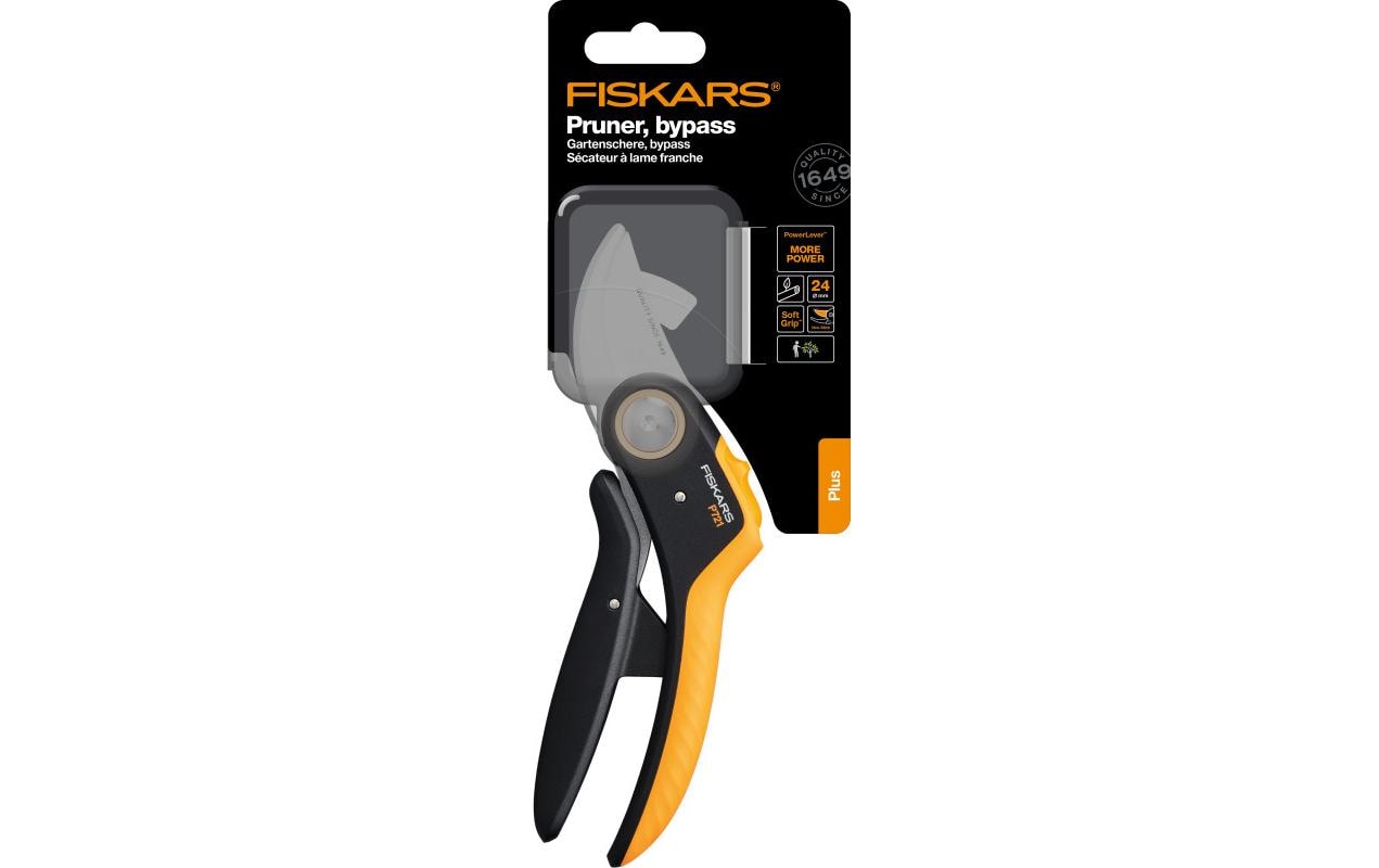 Fiskars Gartenschere Bypass M P721, 21 x 6 x 2 cm