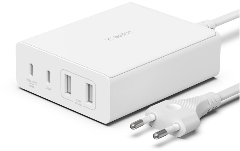 Belkin USB-Wandladegerät Boost Charge GaN-4-Port-USB-A-USB-C 108W Belkin USB-Wandladegerät Boost Charge GaN-4-Port-USB-A-USB-C 108W