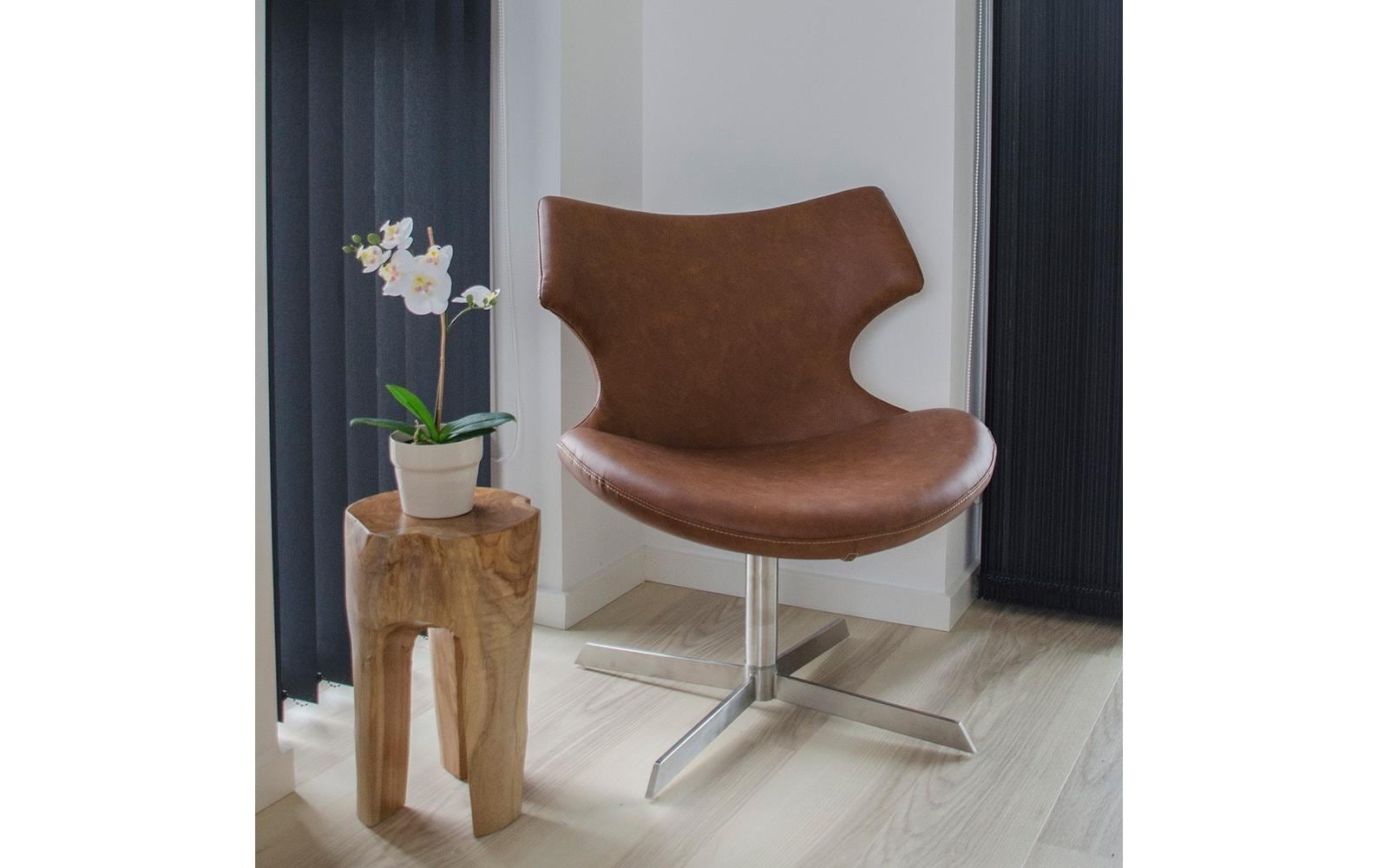 House Nordic Hocker Rose 40 x 26 cm, Nature