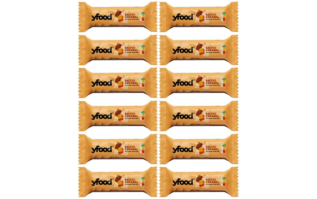 YFOOD Riegel Salted Caramel and Chocolate 12 x 60 g YFOOD Riegel Salted Caramel and Chocolate 12 x 60 g
