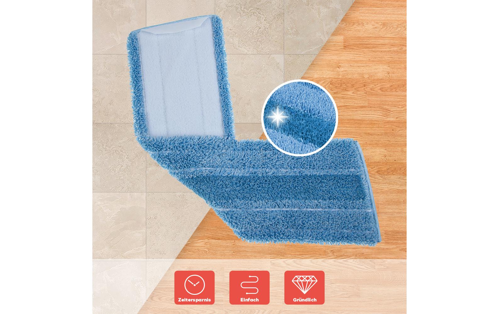 Edi Baur Klettmopp Diamond Speed Premium 40 cm