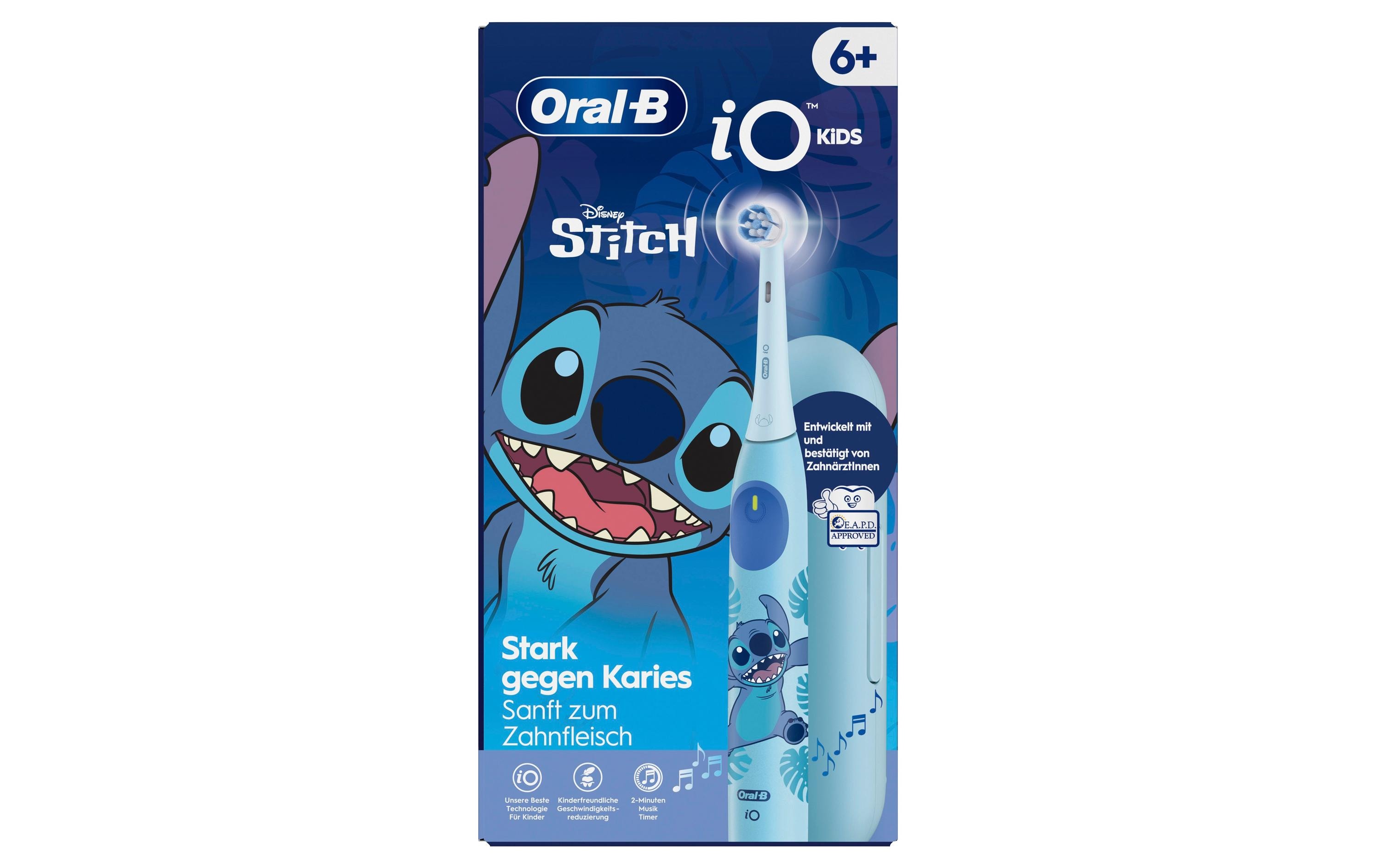 Oral-B Rotationszahnbürste iO Kids 6+ Disney Stitch Blau